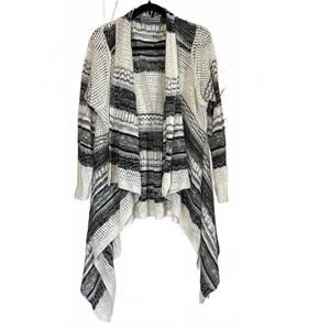 Absolutely Famous 2X Open Front Knit Cardigan Sweater